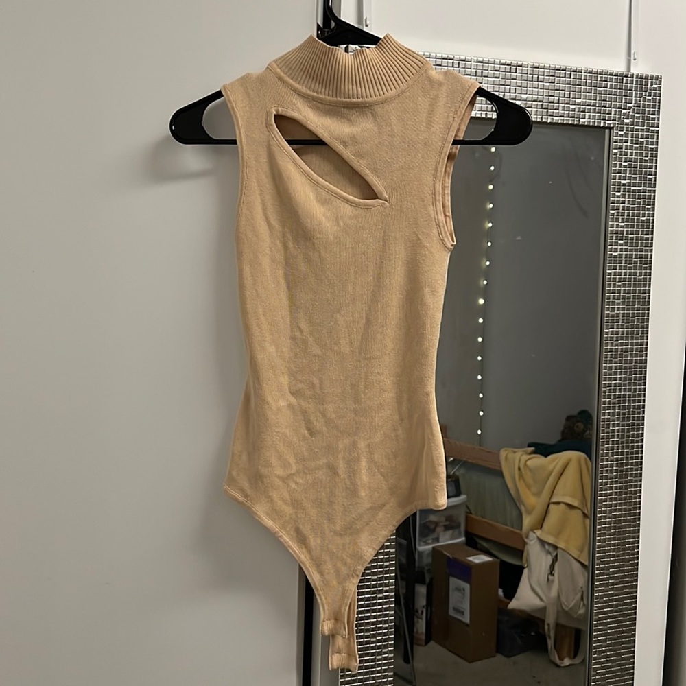 fashion nova asymmetrical turtle neck bodysuit